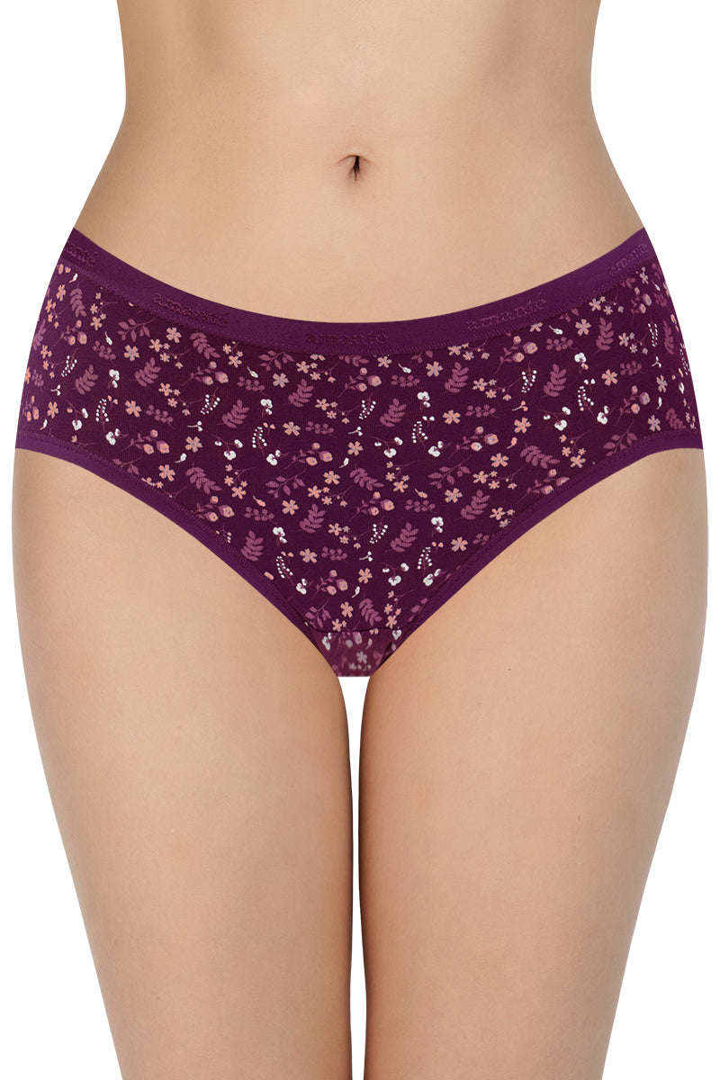 Amante Low Rise Print Hipster Panties (Pack of 3) - view 4