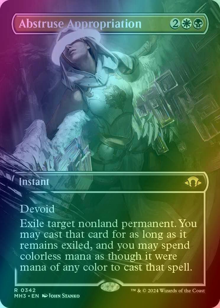 Abstruse appropriation 342 – Magic Abstruse Appropriation [342] [Borderless] [Modern Horizons 3] [Foil]