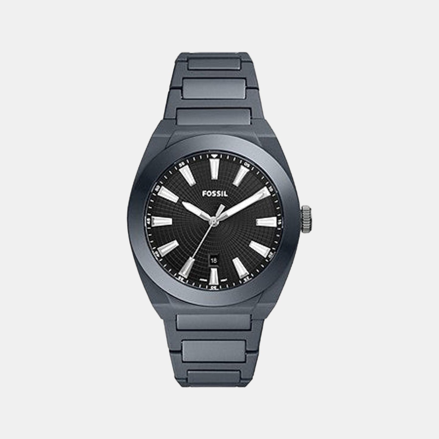 Fossil Everett Men Quartz Black Dial Analog Ceramic Watch CE5027