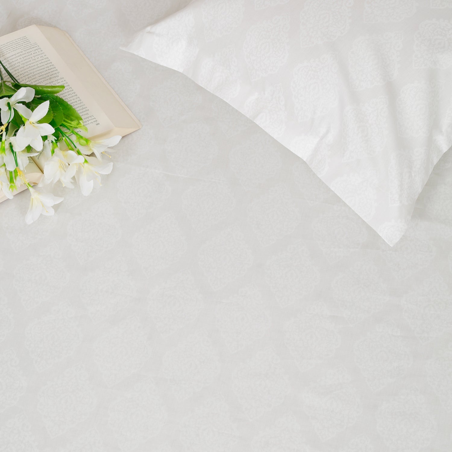 Swayam India Swayam Zinnia Fitted Bed Sheet - 25048 - view 9