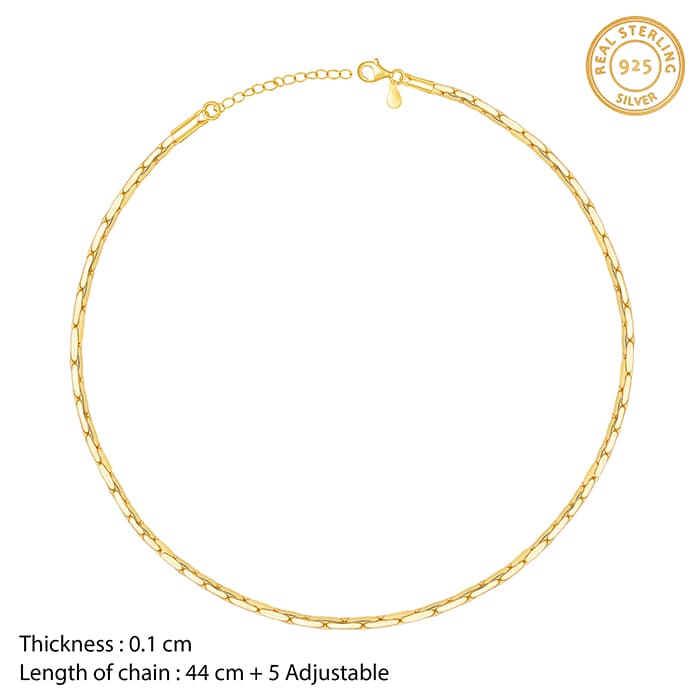 GIVA Jewellery Golden Starlight Chain - view 5