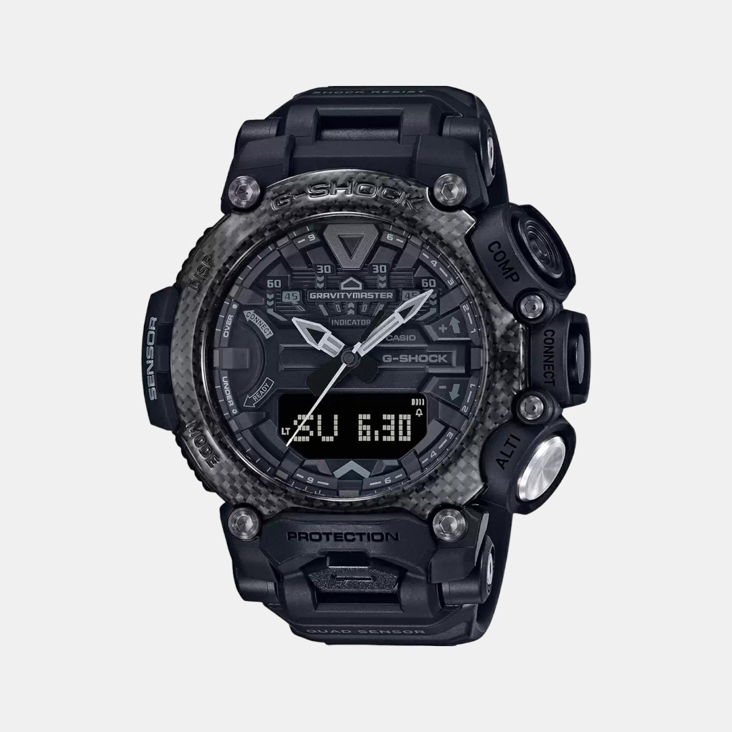 Casio G-Shock Men Quartz Black Dial Analog-Digital Resin Watch G1142