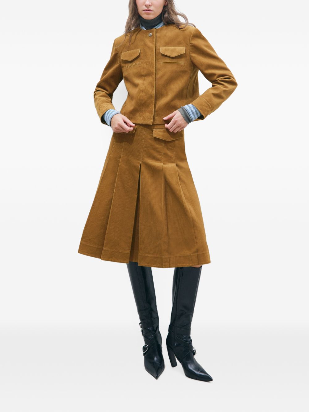 Tory Burch Jackets BROWN – Cotton 100% - view 2