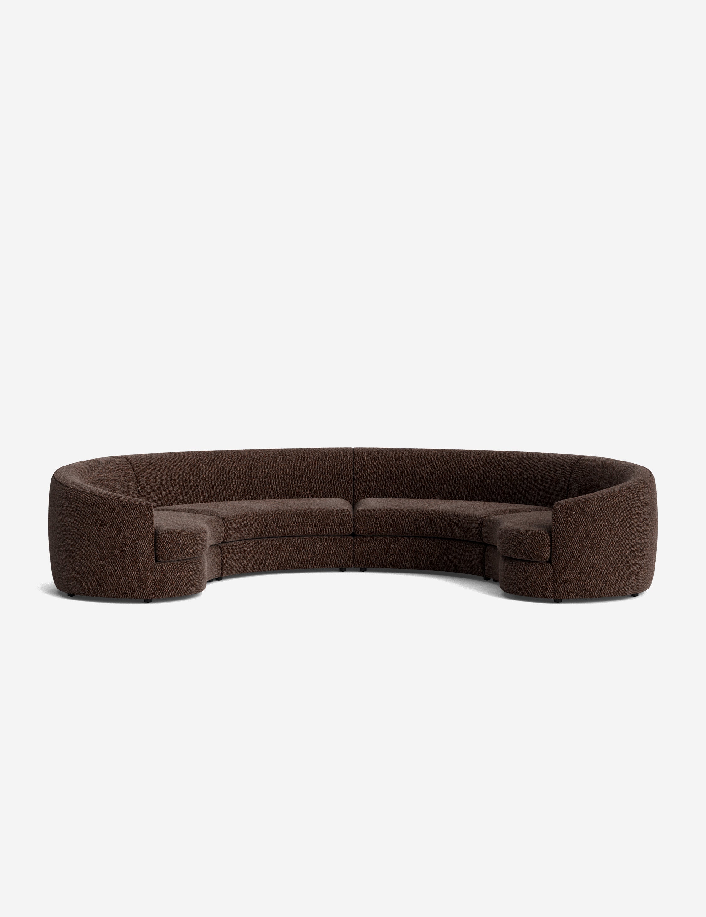 Lulu and Georgia Imada Modular Curved Sectional Sofa - view 65