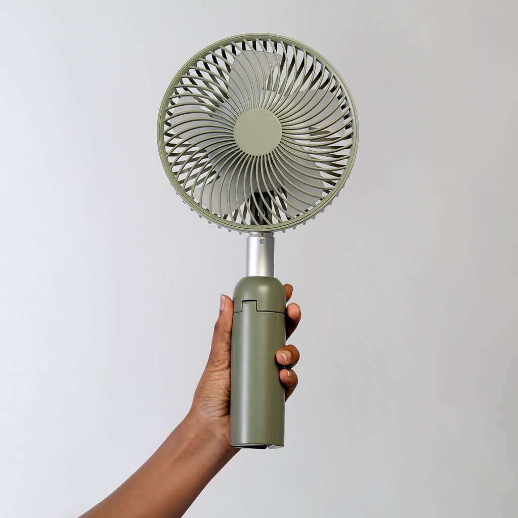 Porffitto Portable Tripod Fan With Lamp - view 5