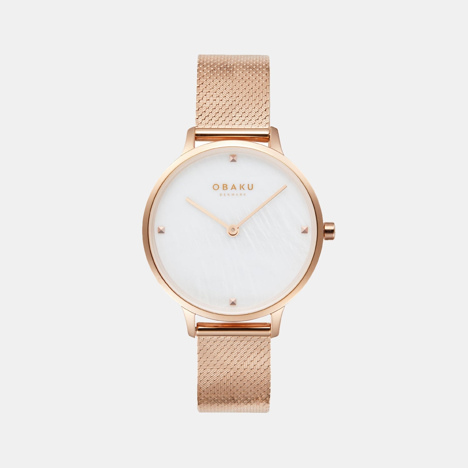Obaku Figen Women Quartz White Dial Analog Stainless Steel Watch V295LXVWHV