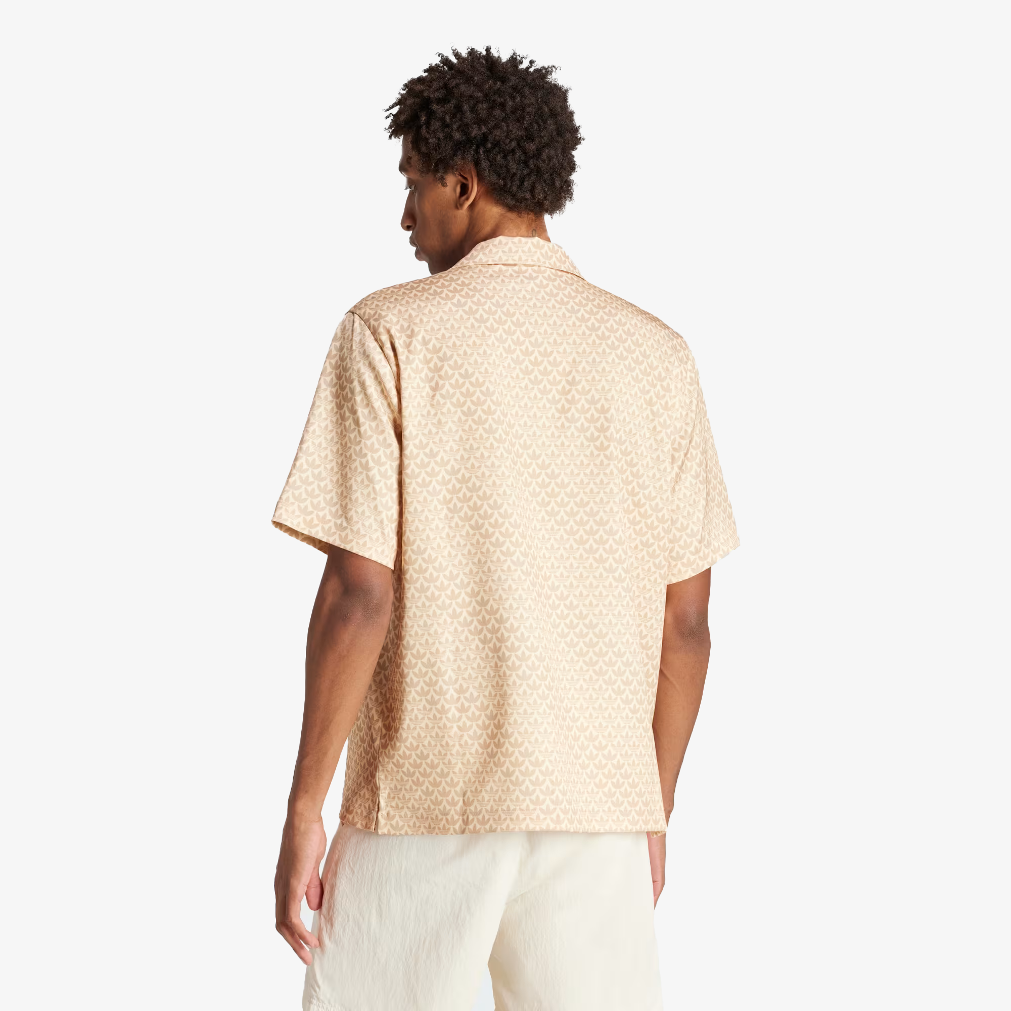 Adidas Originals | MONO SATIN SHIRT { CRYSTAL SAND - view 2