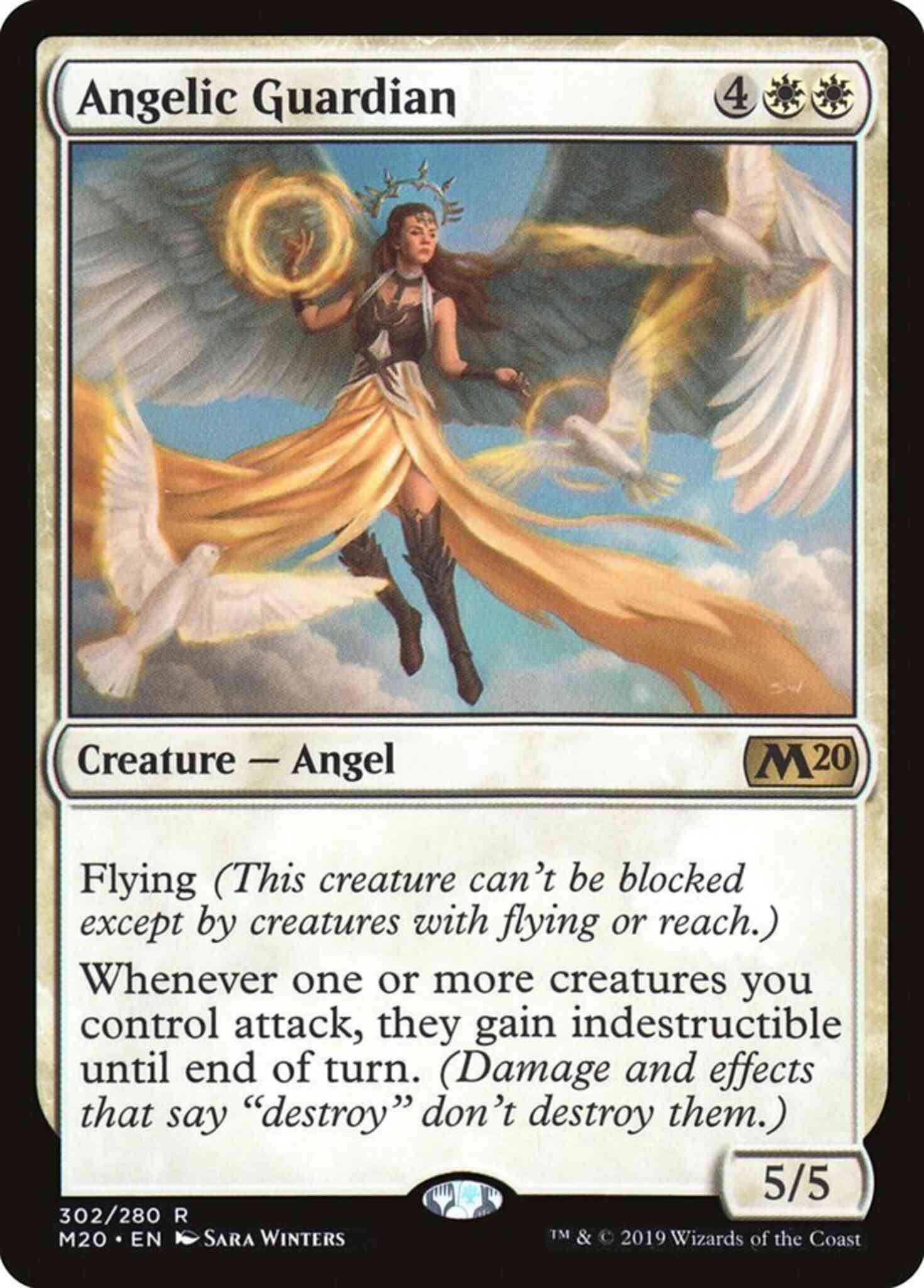 Angelic guardian 302 – Magic Angelic Guardian [302] [Spellslinger Deck Exclusive] [Core Set 2020] [Non-Foil]