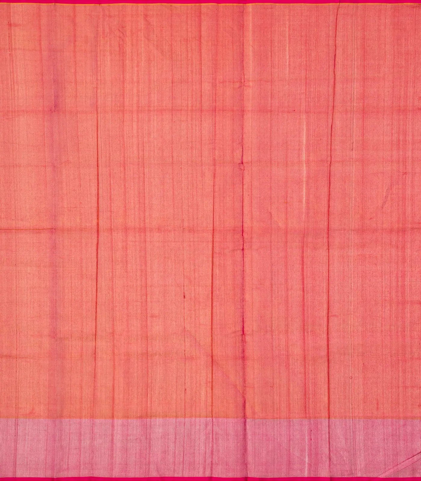 RmKV Purple Handloom Uppada Plain Silk Saree With Red Border - view 4
