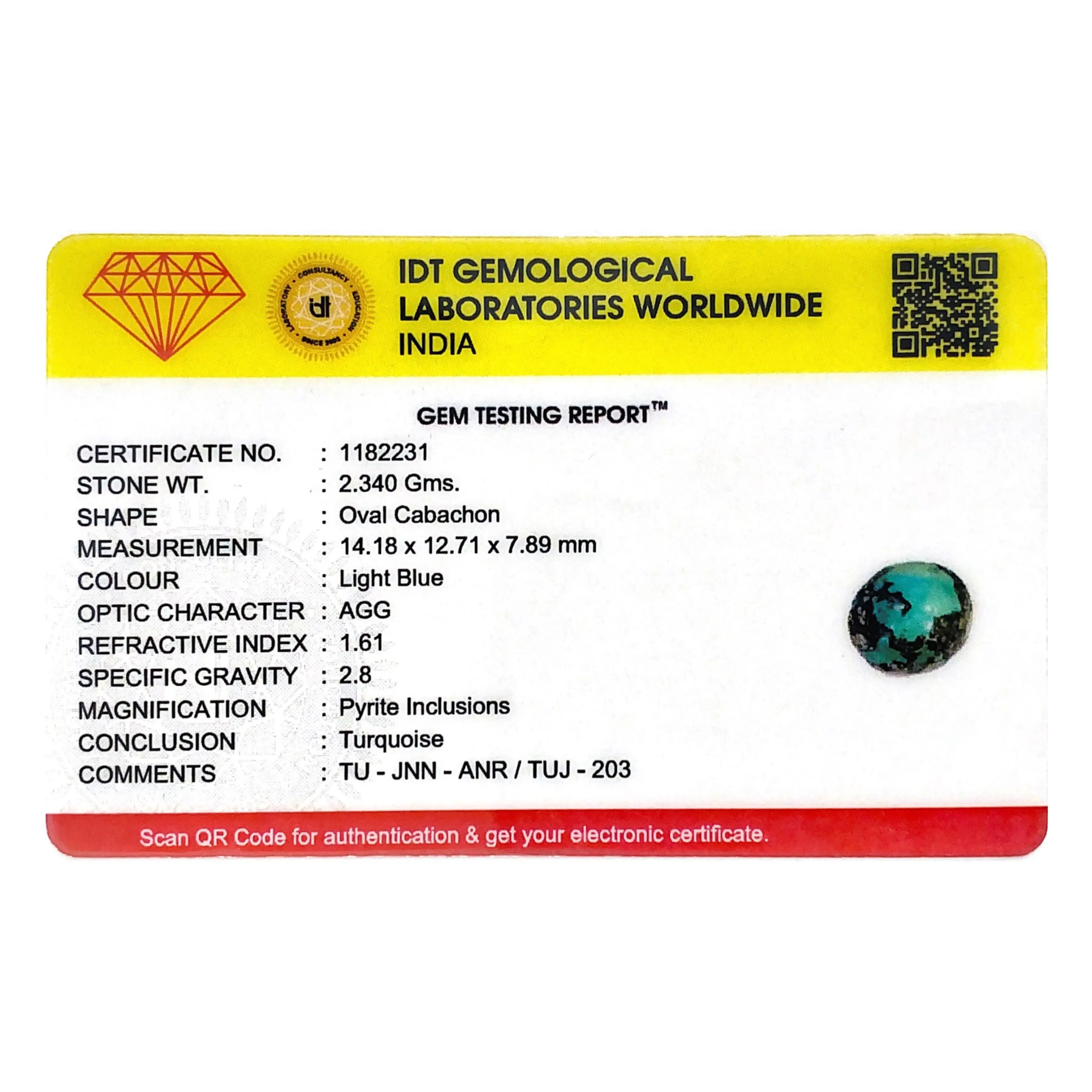 Pramogh Irani Firoza - 11.7 Carat - view 4
