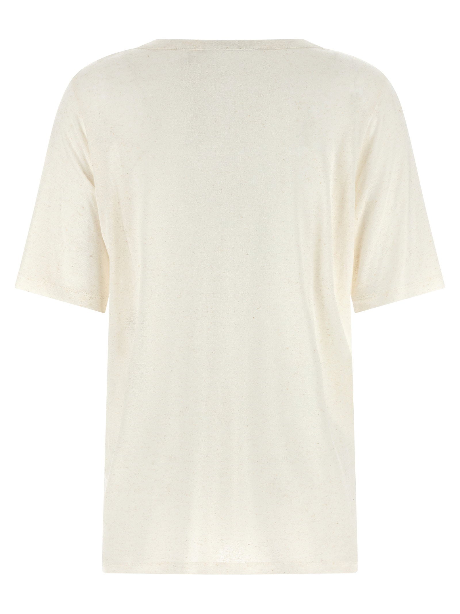 Stella Mccartney Beads Embroidery T-shirt – 86% viscose, 14% linen - view 2