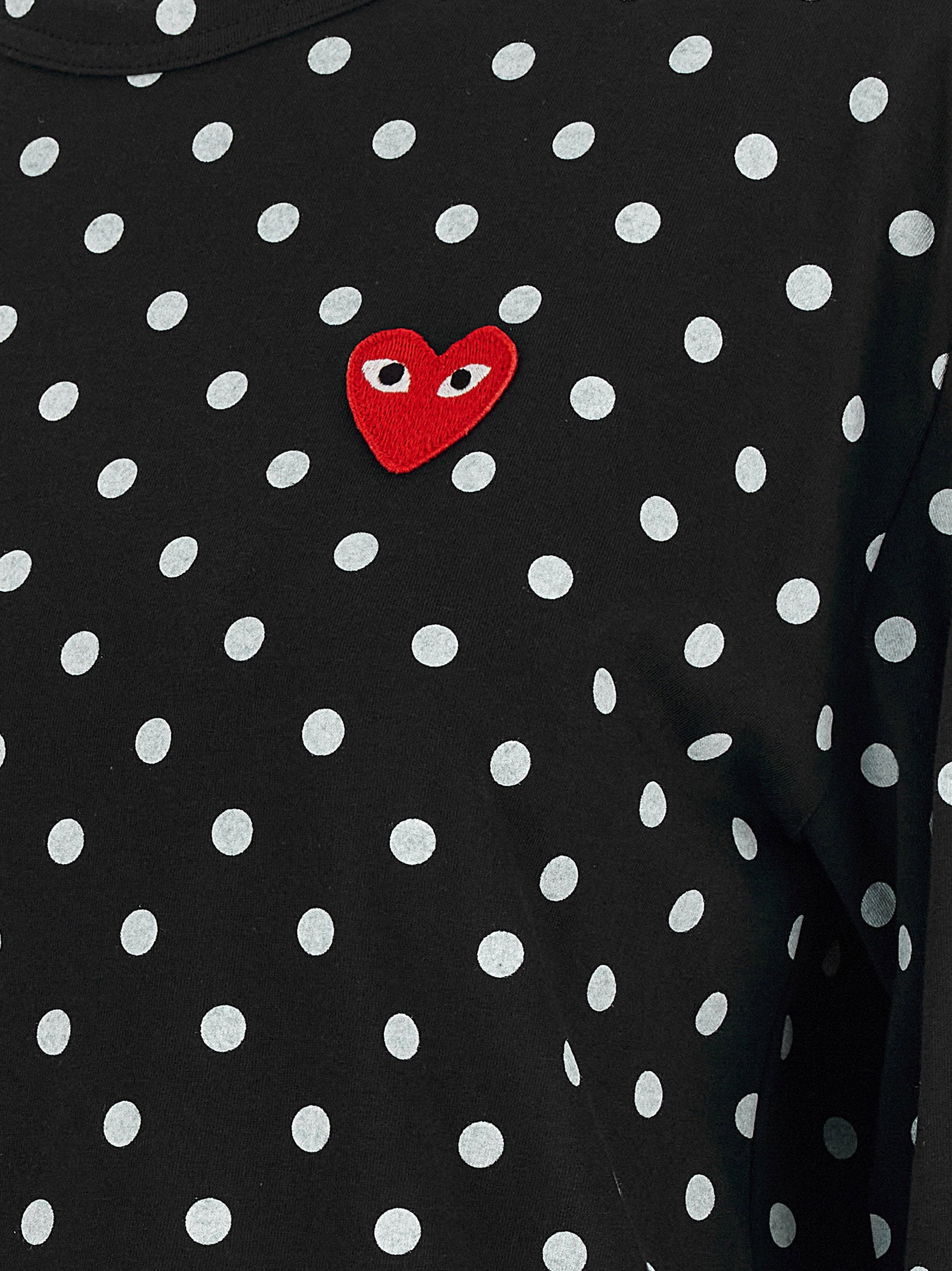 Comme Des Garçons Play Red Emblem T-shirt – 100% cotton - view 4