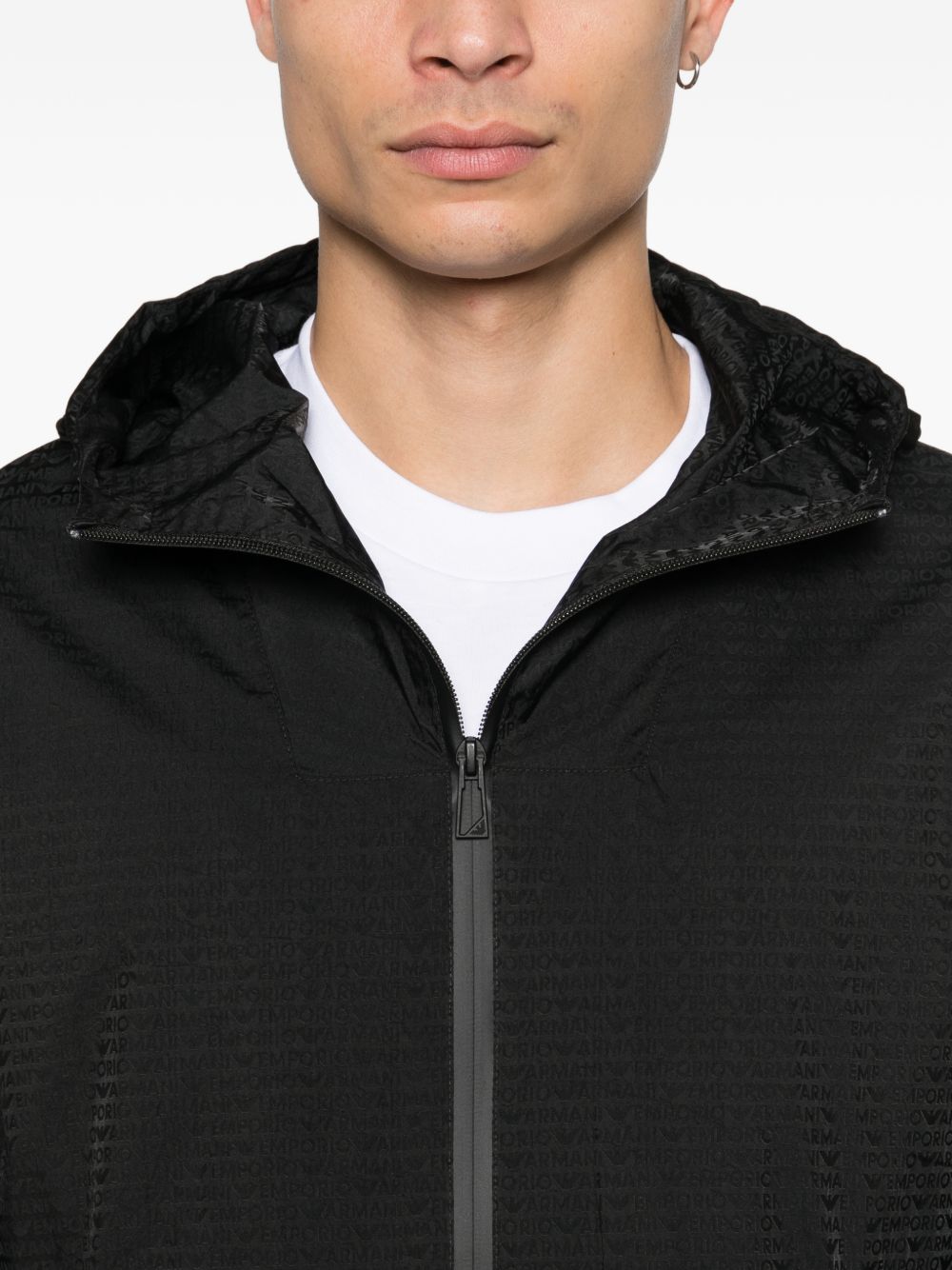 Emporio Armani Nylon blouson jacket – 100% Polyamide - view 4