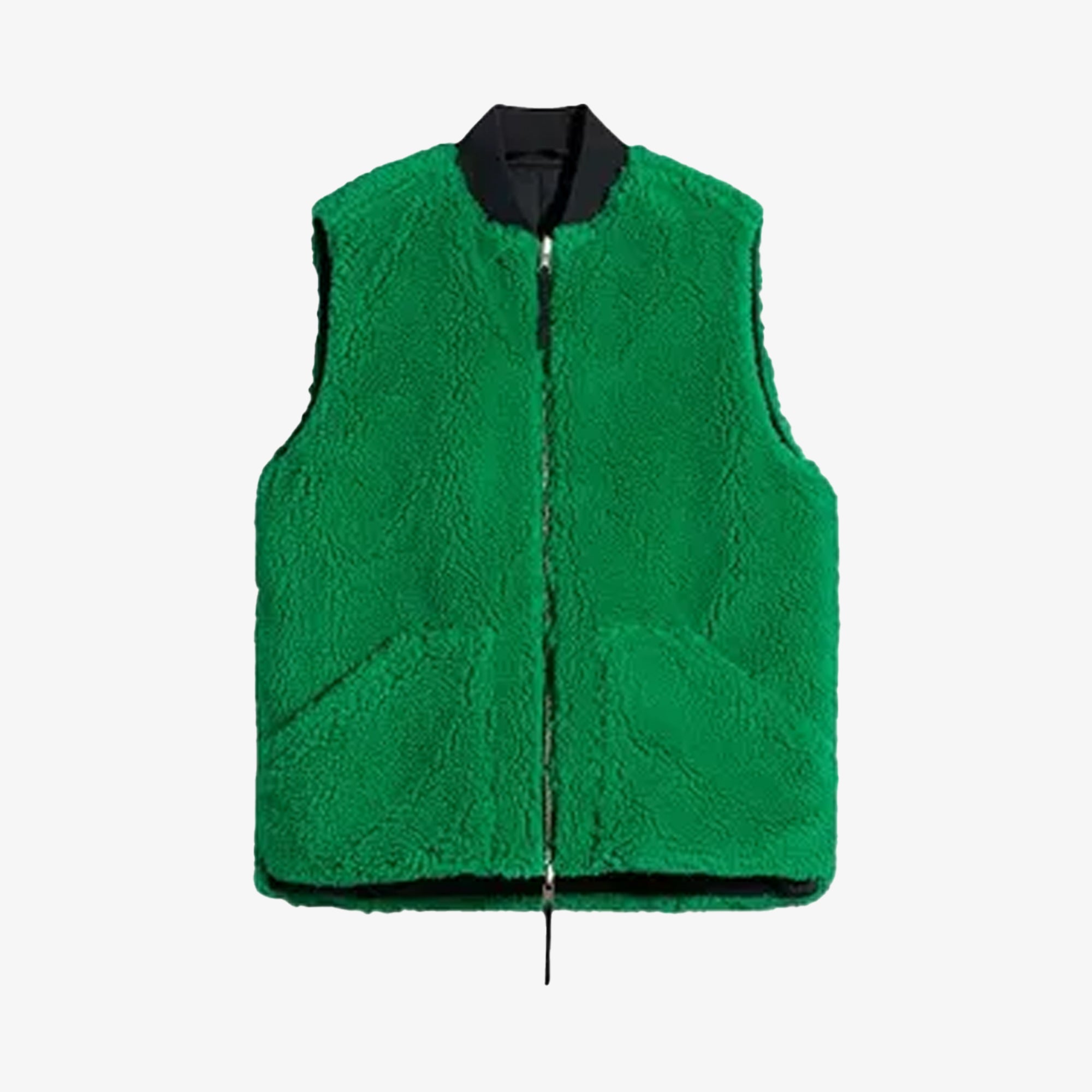 Converse | X PATTA REVERSIBLE VEST { GREEN/BLACK - view 2