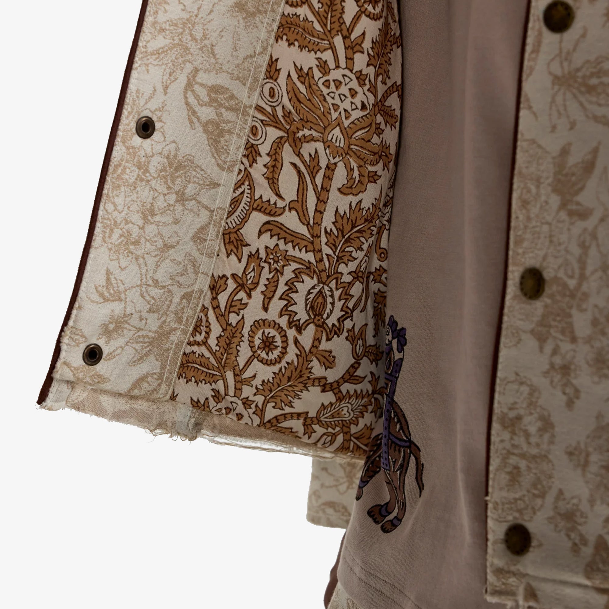 F A R A K | Handmade Jacquard Jacket { Beige - view 5