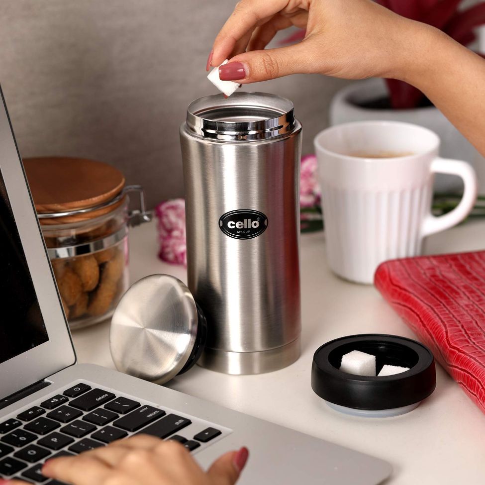 Cello My Cup Flask, Vacusteel Water Bottle, 500ml