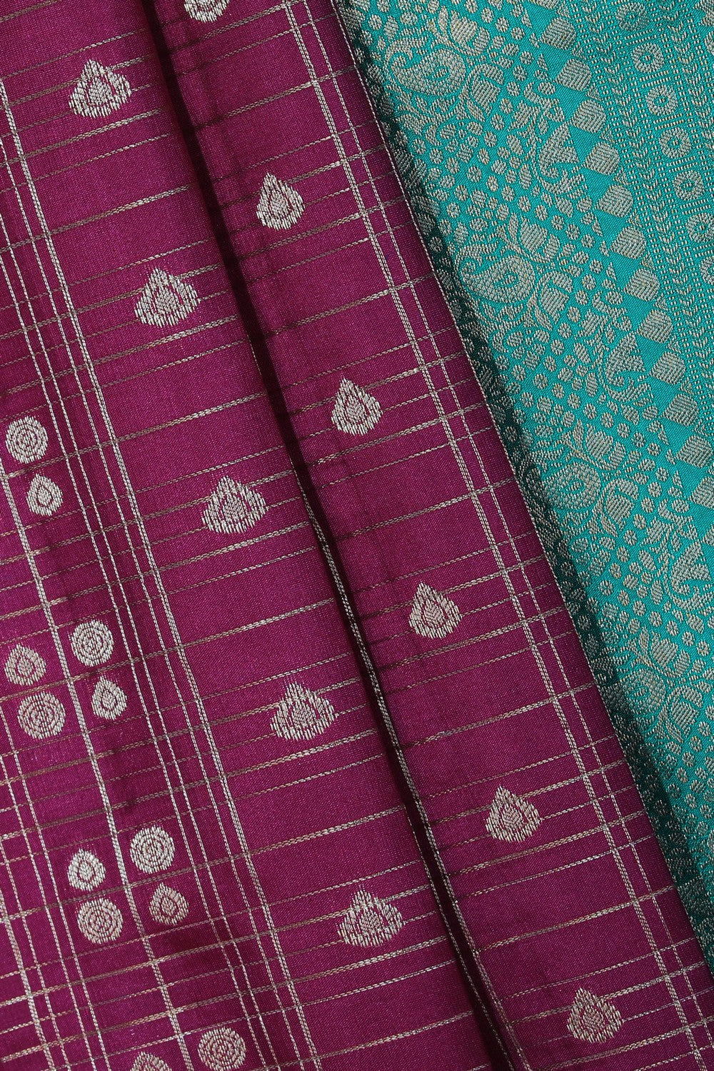 Kalanjali Kanchi Silk Orchid Violet Saree – Women's - view 2