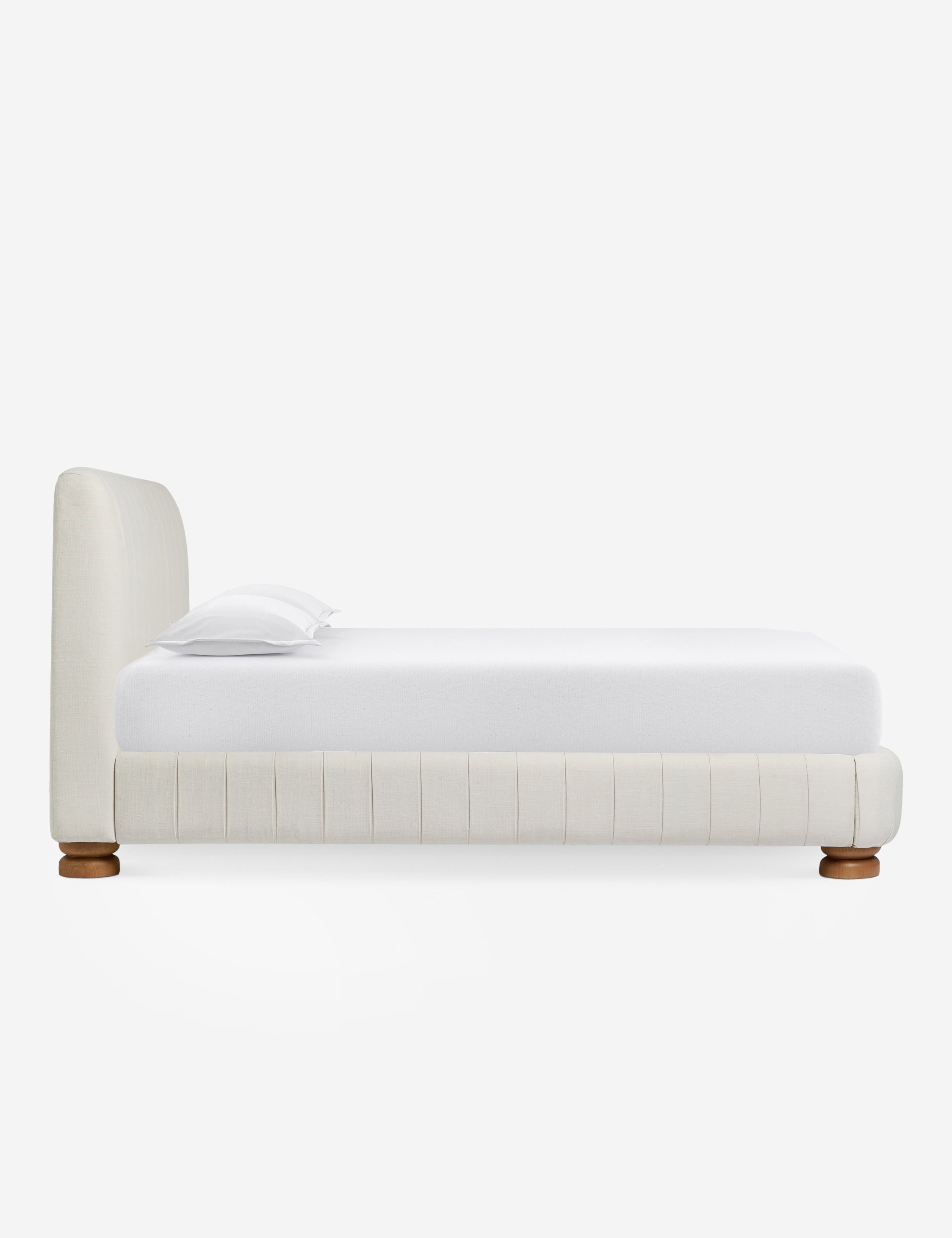 Lulu and Georgia Koppel Platform Bed – Natural Linen Weave - view 4