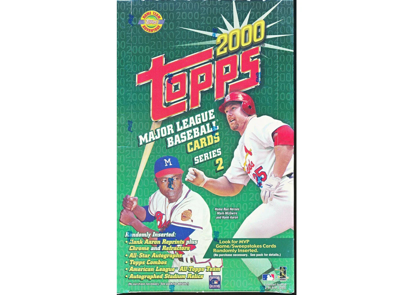 2000 Topps Series 2 Baseball Hobby Box