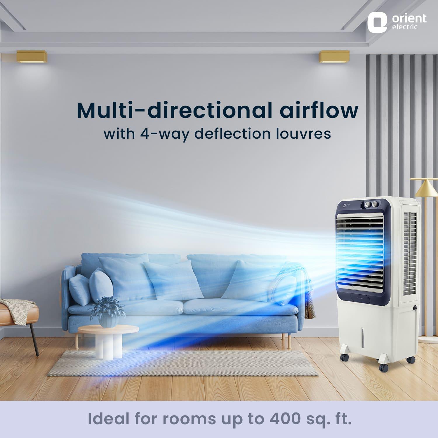 orientelectric Knight Desert Air Cooler with Honeycomb pads, Ice Chamber & Dust Filter - view 6