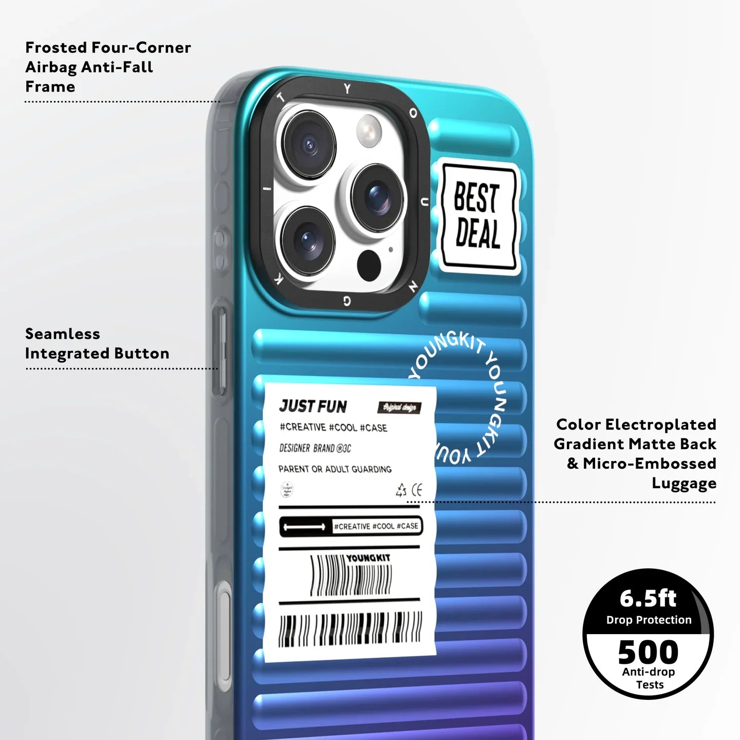 MX YOUNGKIT Serenity Gradient Spectrum Case - iPhone - view 9