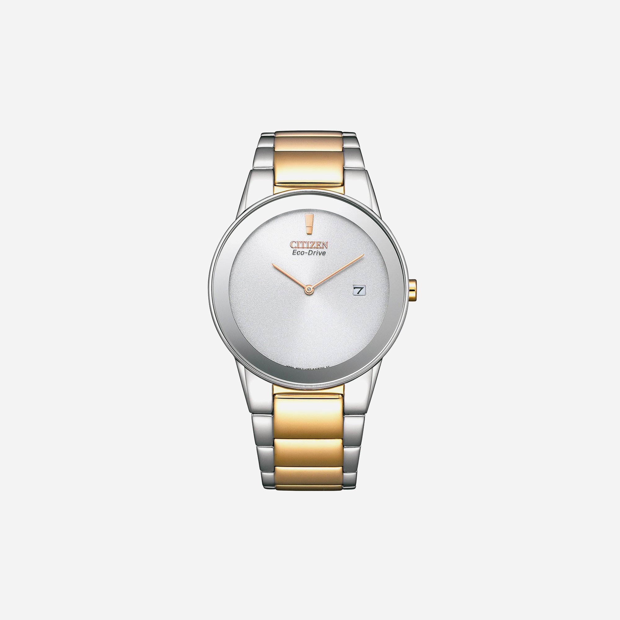 Citizen Eco-Drive Gents Watch White Dial – Multi