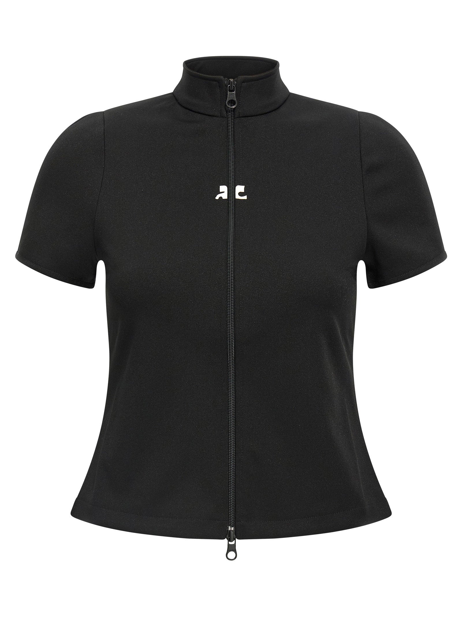 Courreges Interlock Zipped Top – 100% polyester