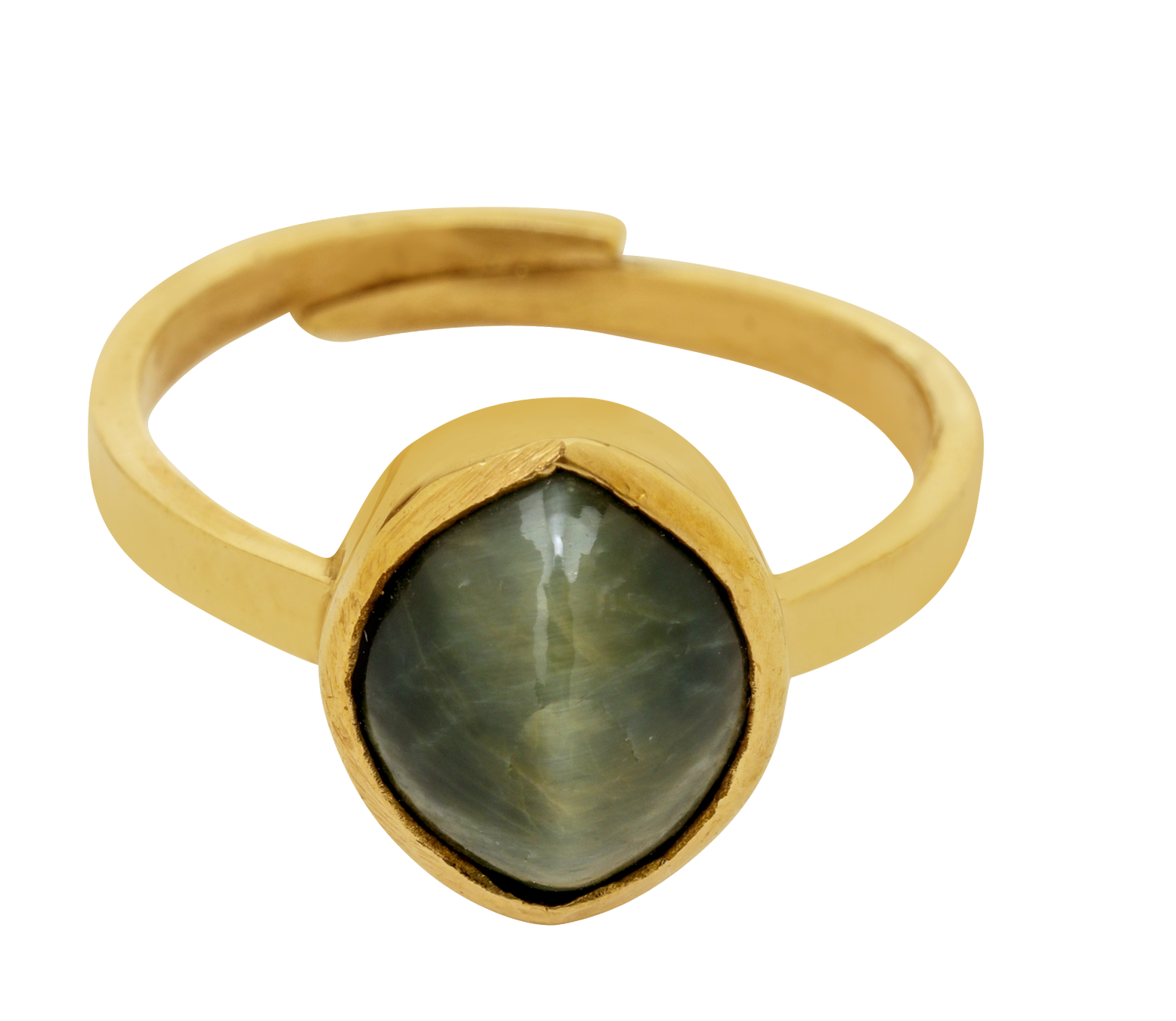 Studio Vaidik Cats eye/ Lehsuniya Ring 7.25 ratti - view 6