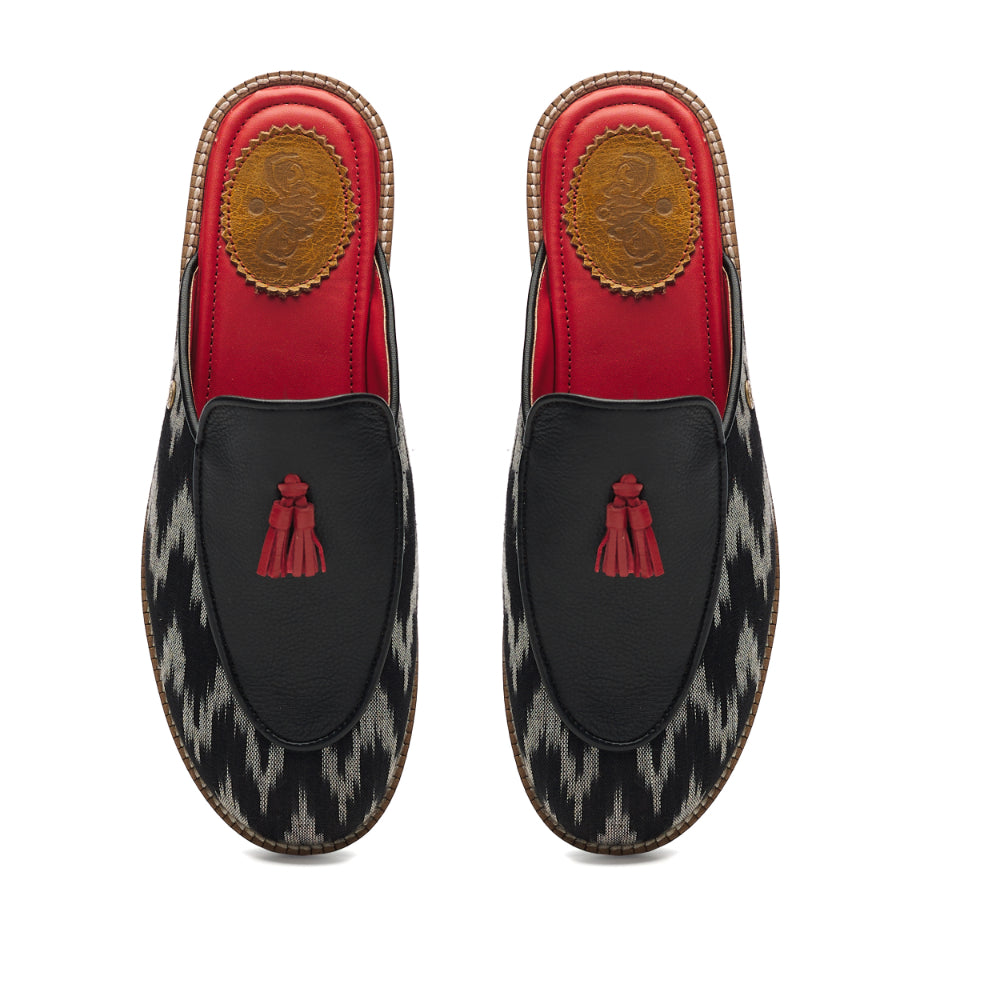 Banjaaran India Ikat Mule_ for Women – Coal (discontinued) - view 2