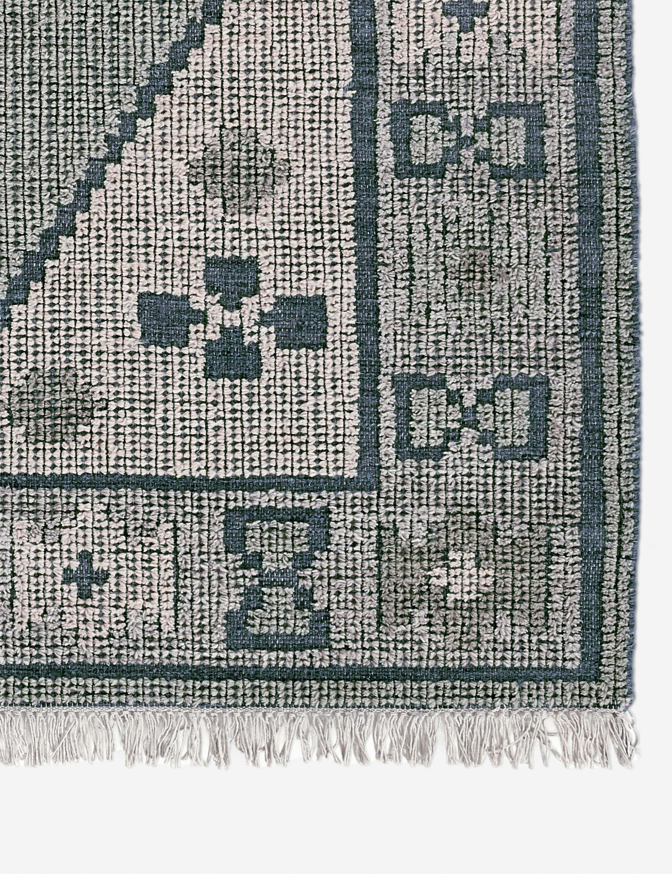 Lulu and Georgia Cielo Handwoven Wool Rug - view 2
