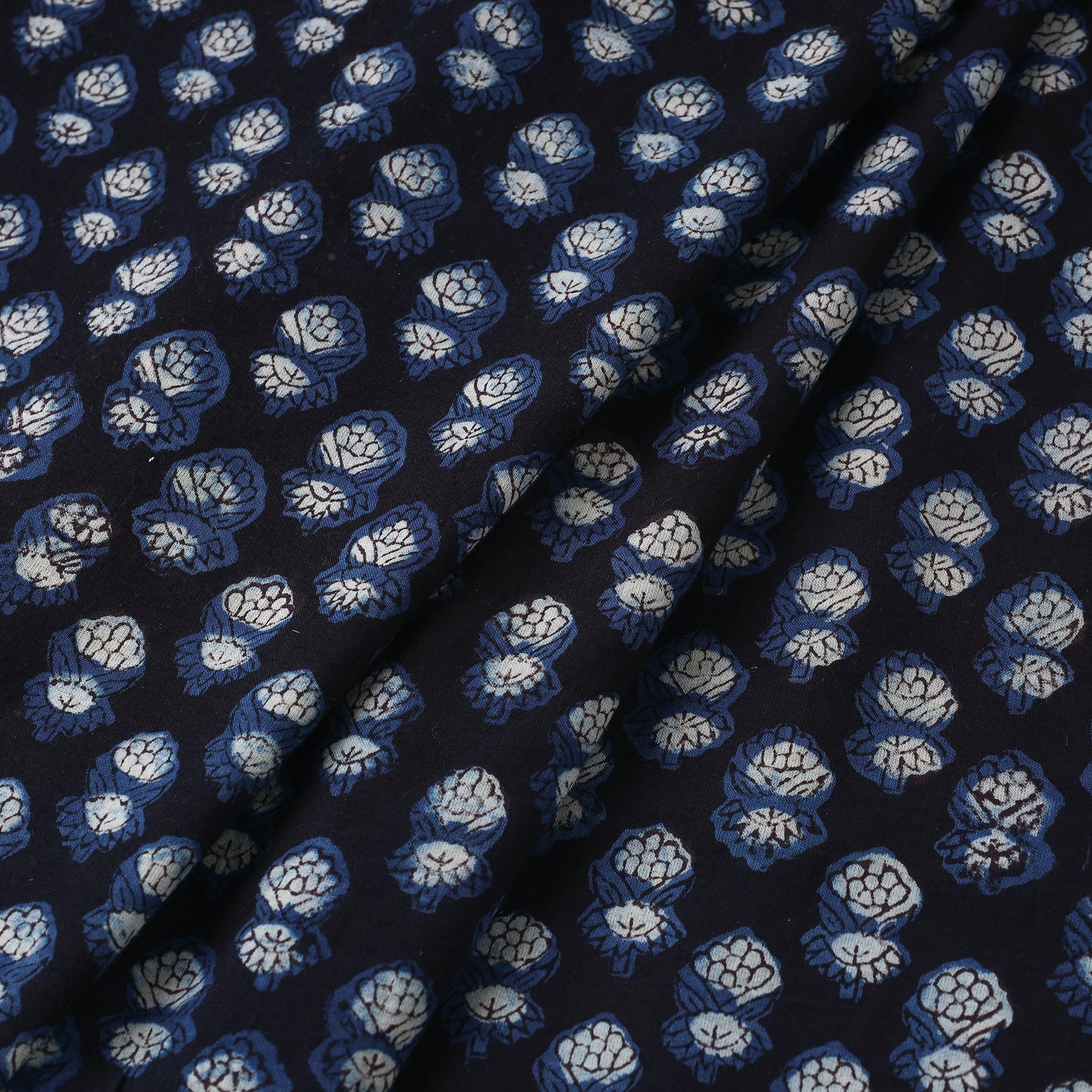 HAVELI CHRONICLES Black - Jahota Block Printed Cotton Fabric 15 - view 2