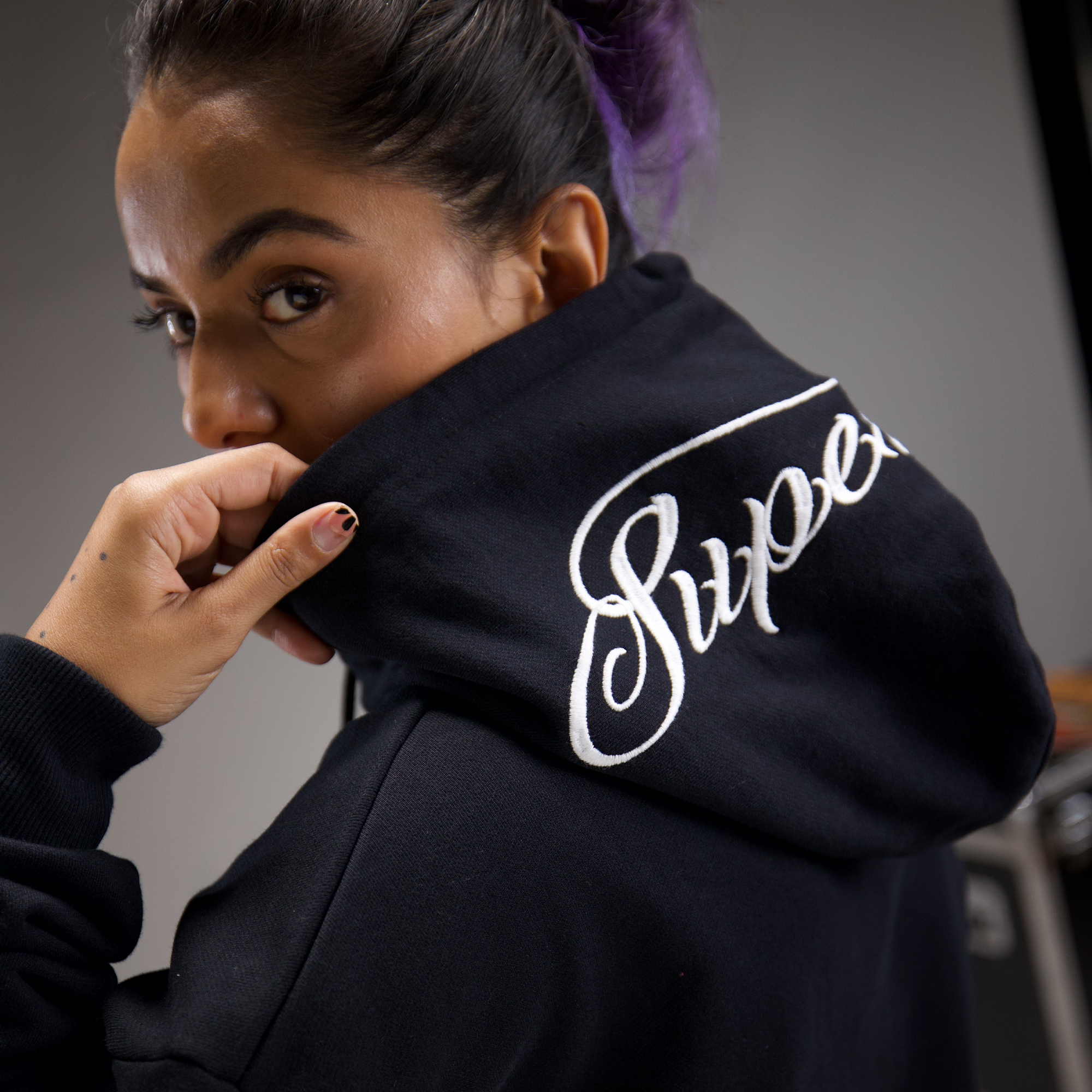 Superkicks | CORE 3.0 UNISEX HOODIE { BLACK - view 5