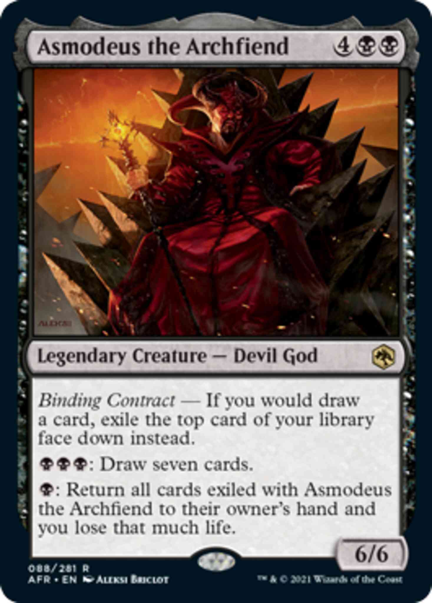 Magic Asmodeus the Archfiend [88] [Adventures In The Forgotten Realms] [Non-Foil]