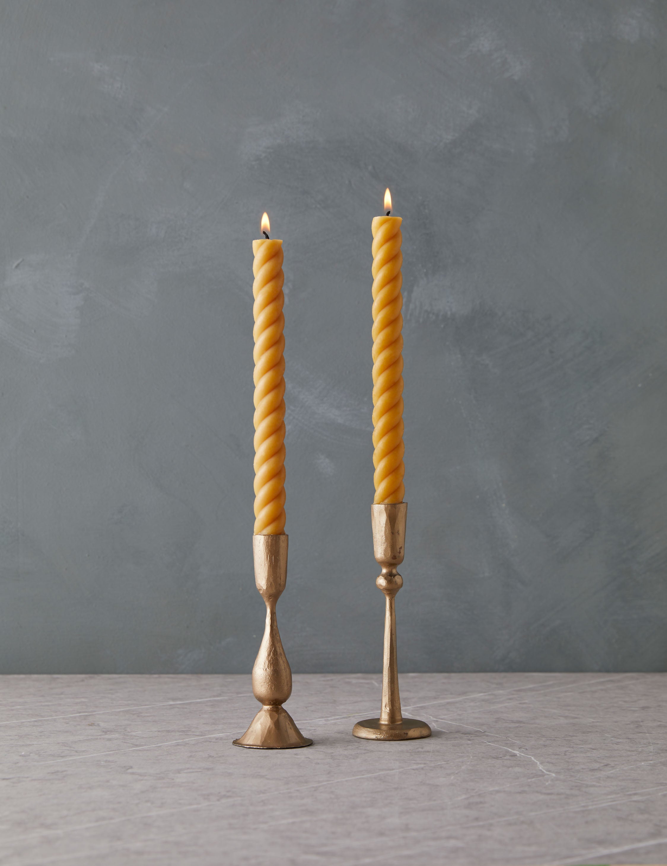 Lulu and Georgia Rope Taper Candles (Set Of 2) by Greentree Home - view 2