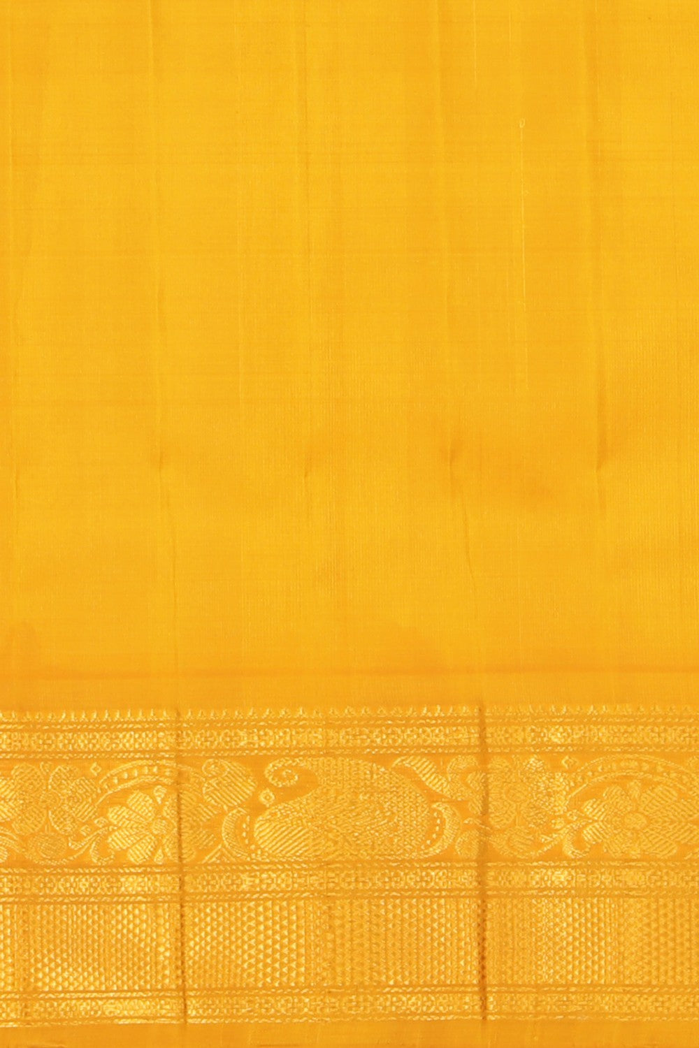 Kalanjali Gadwal Silk Turquoise Blue Saree – Women's - view 3