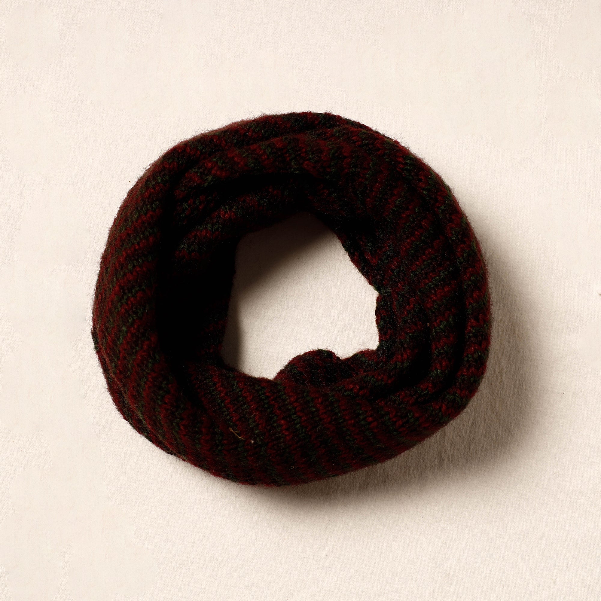 KILMORA Brown - Kumaun Hand Knitted Woolen Neck Warmer