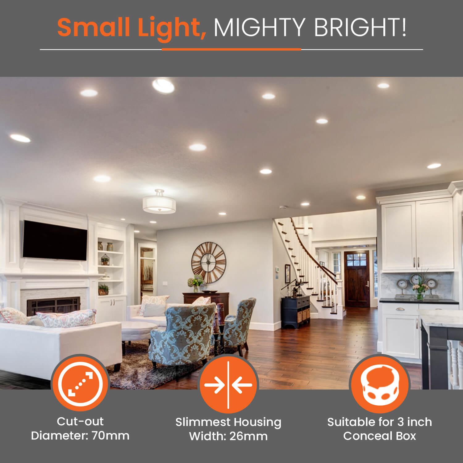 orientelectric Eternal Moonlite LED Concealed / Downlight - view 5