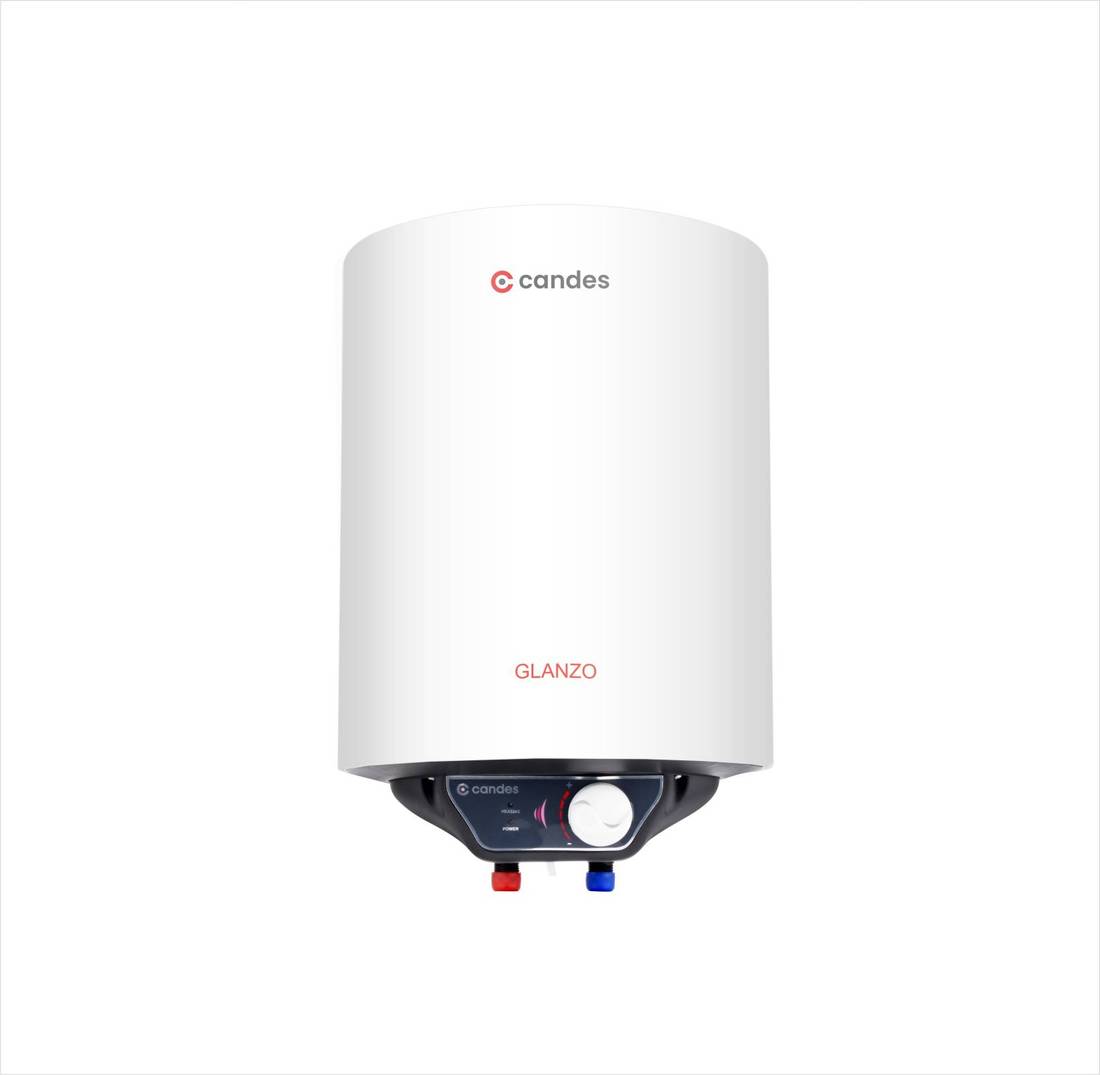 Candes Glanzo GlassLine Storage Water Geyser ( White) (B2B)