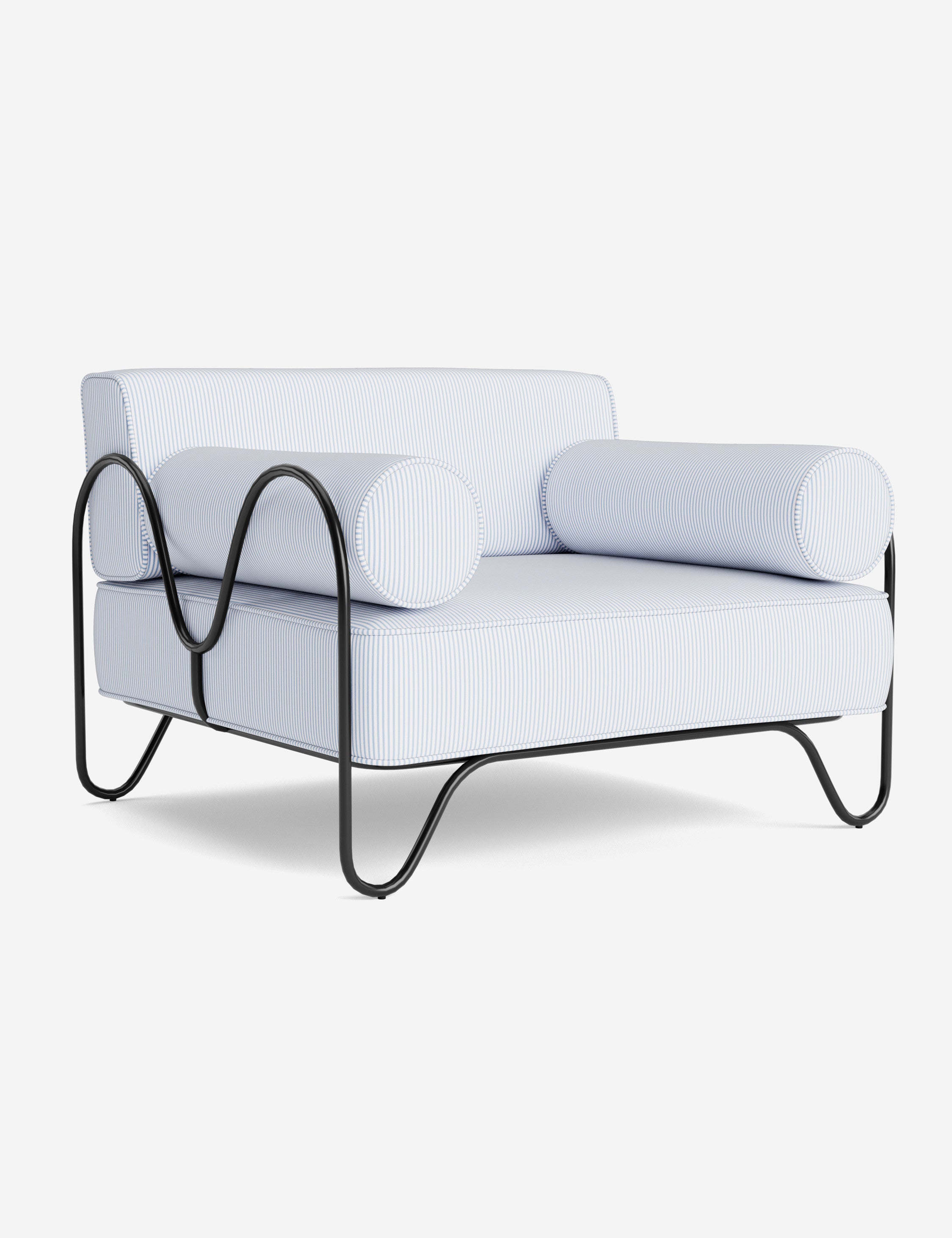 Lulu and Georgia Peggy Outdoor Accent Chair Cushion by Sarah Sherman Samuel - view 25