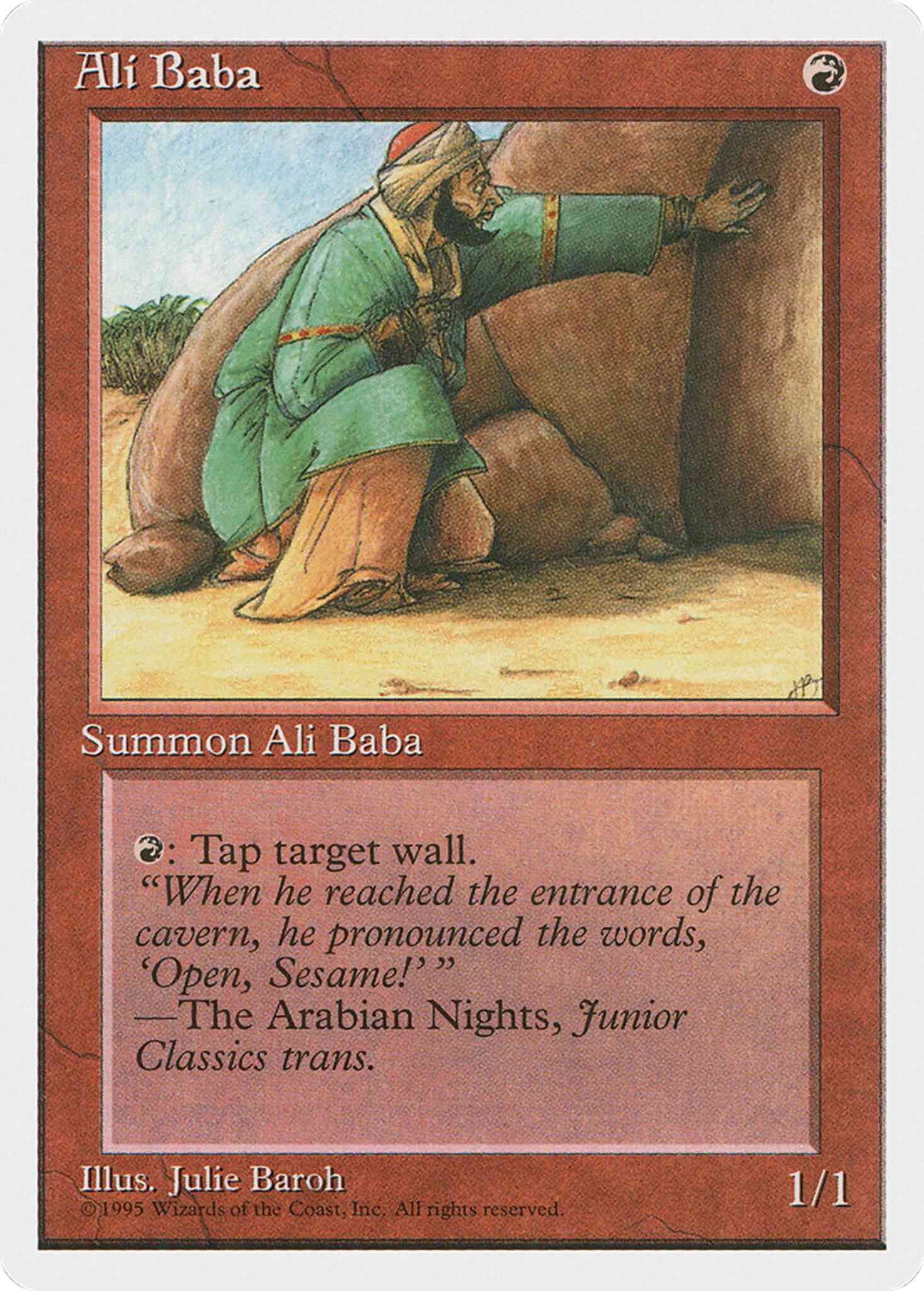 Ali baba 175 – Magic Ali Baba [175] [Fourth Edition] [Non-Foil]