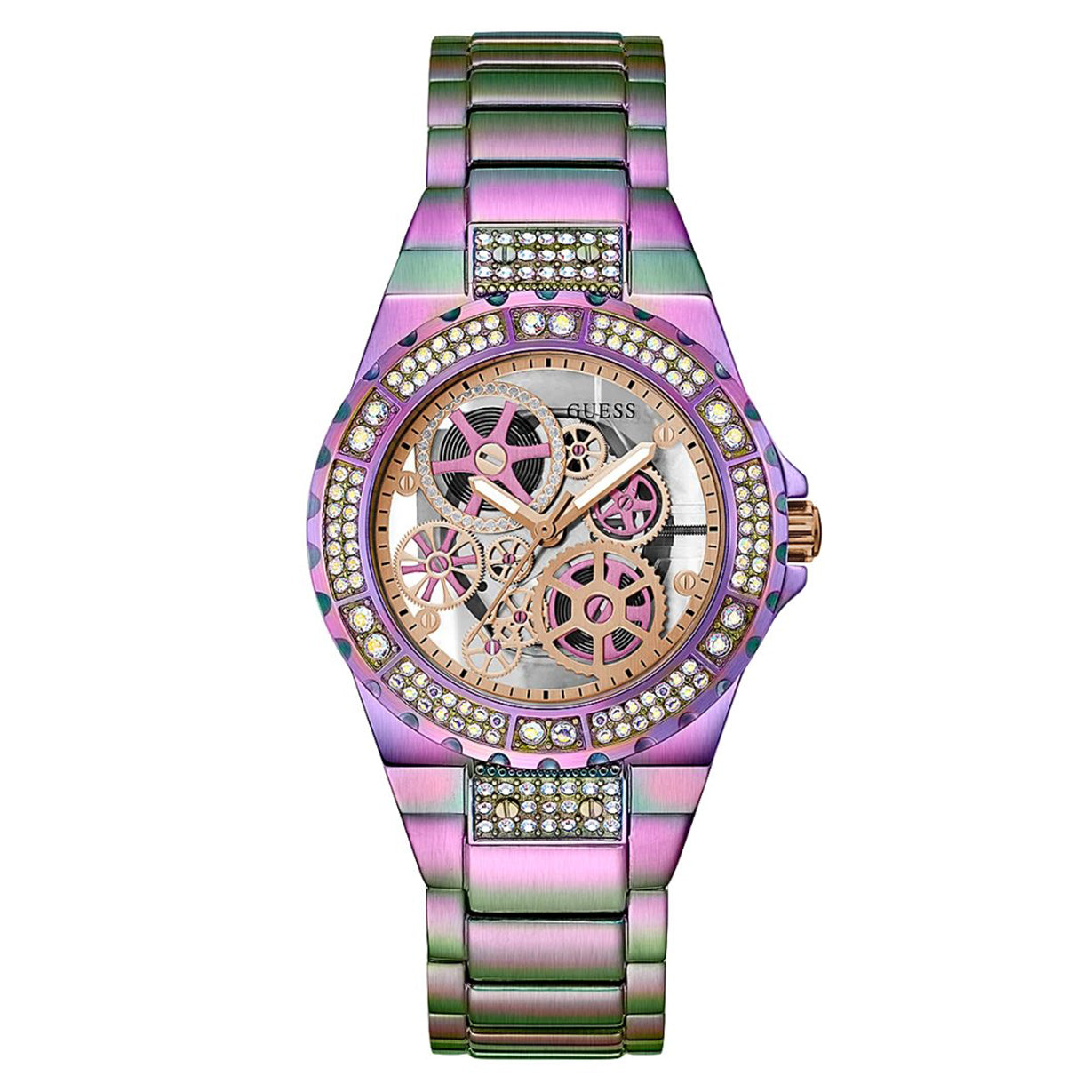 Guess Reveal Rose Gold Dial Women 44mm - view 4