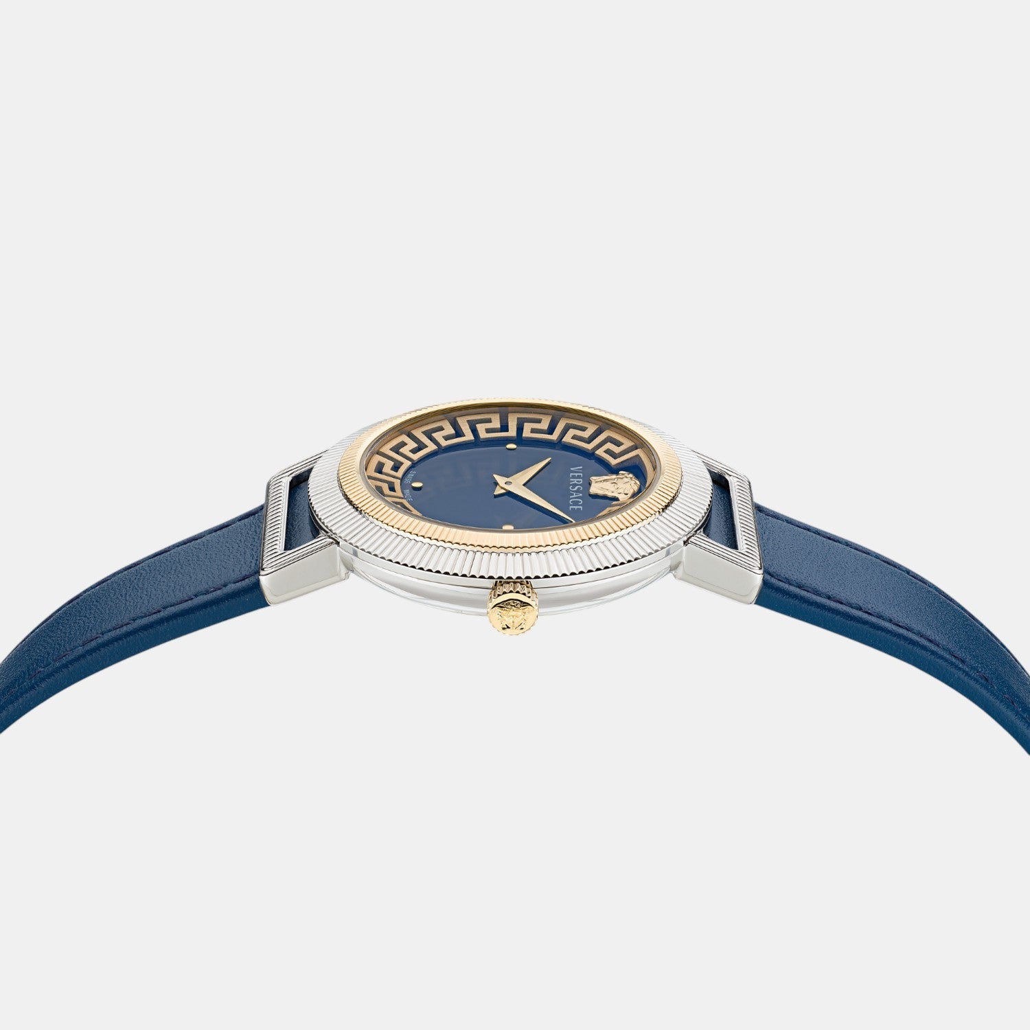 Versace Greca Chic Women Quartz Blue Dial Analog Leather Watch VE3D00122 - view 2