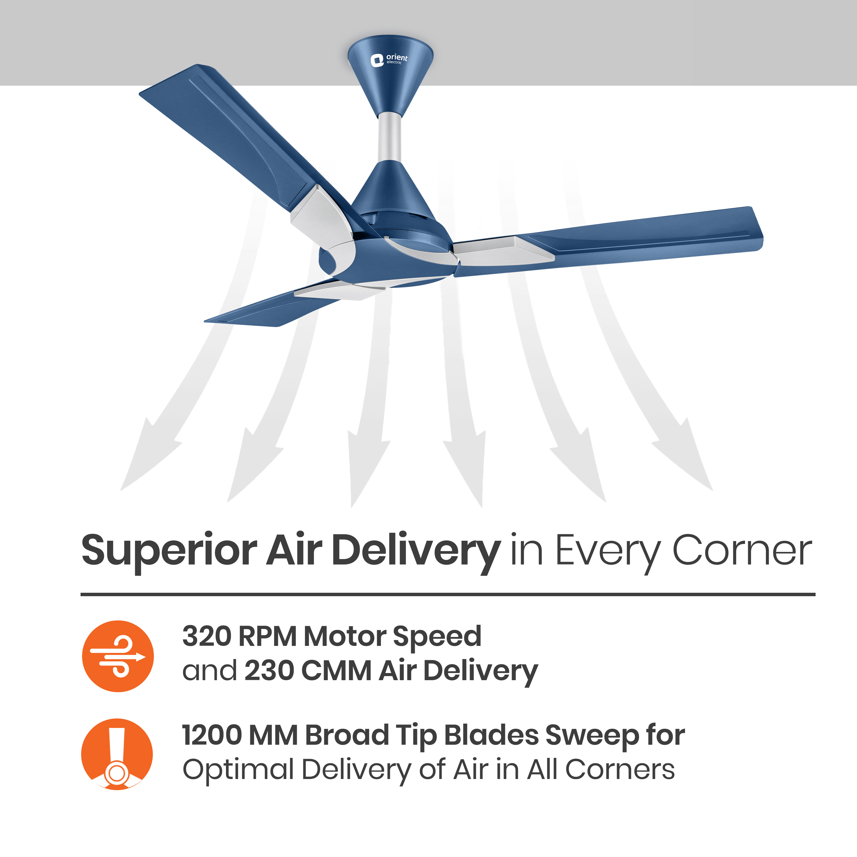 orientelectric Wendy with Remote BEE Star Rated Ceiling Fan - view 10