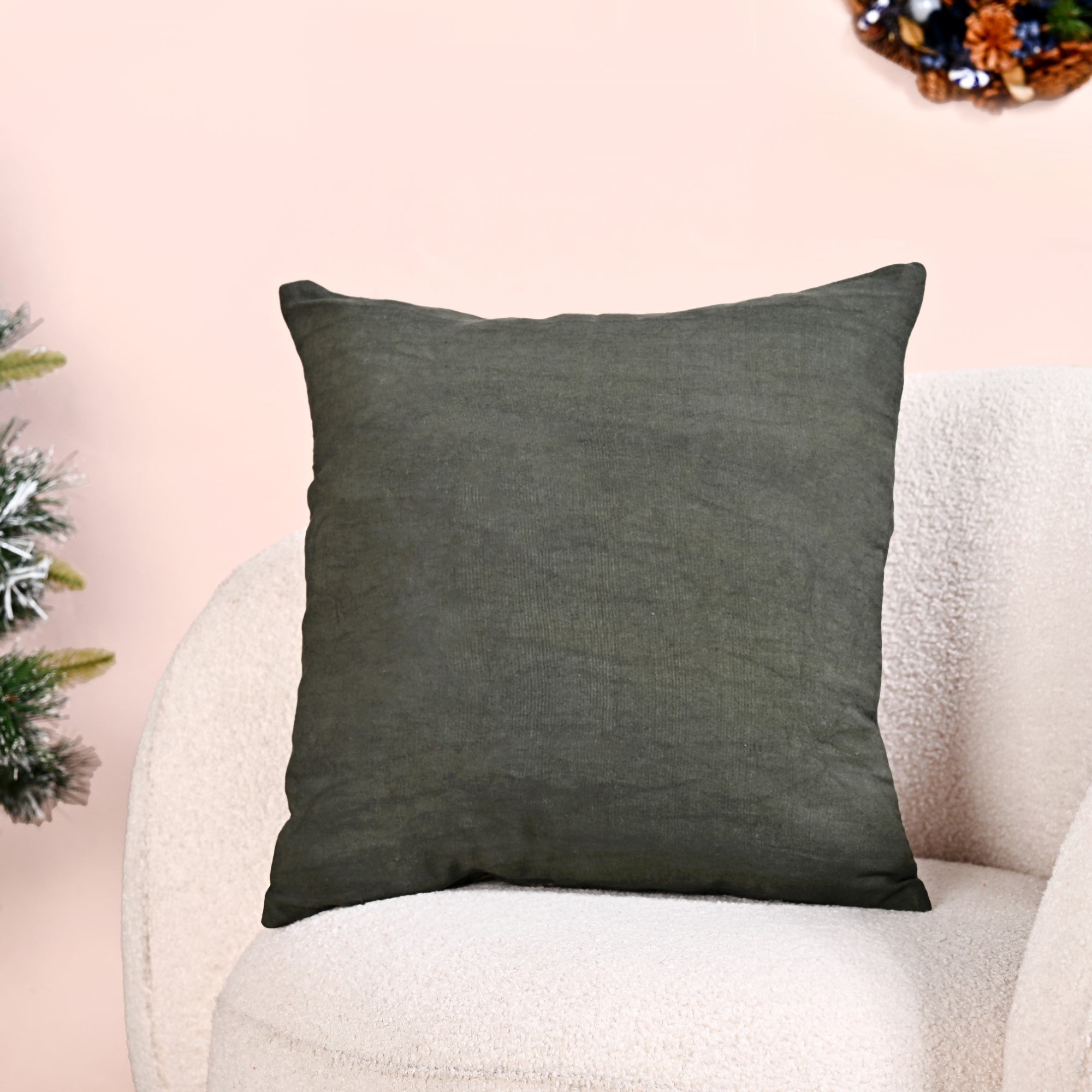 Nestasia Pine Trees Under The Night Sky Sofa Cushion Cover 40x40cm - view 7