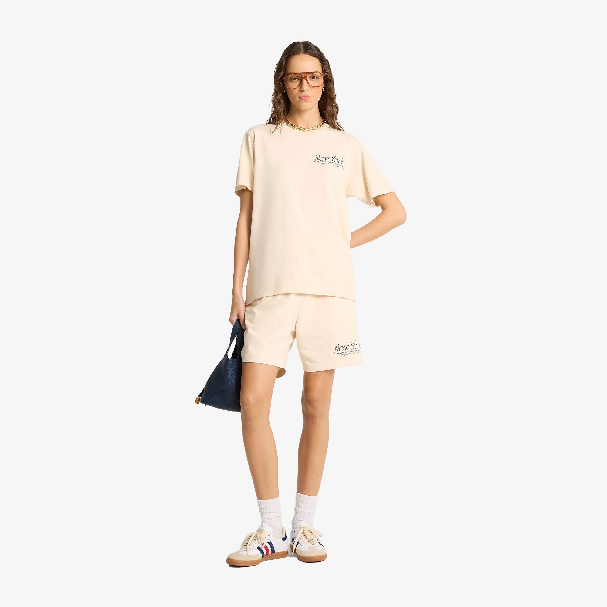 Sporty & Rich | Ny 94 T-shirt { Cream - view 6