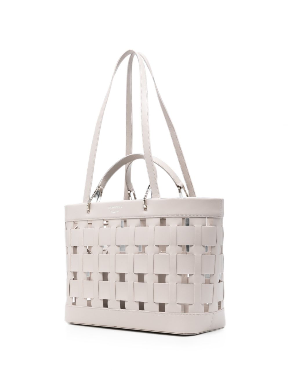 Emporio Armani Woven Tote Bag – 100% Polyurethane - view 4