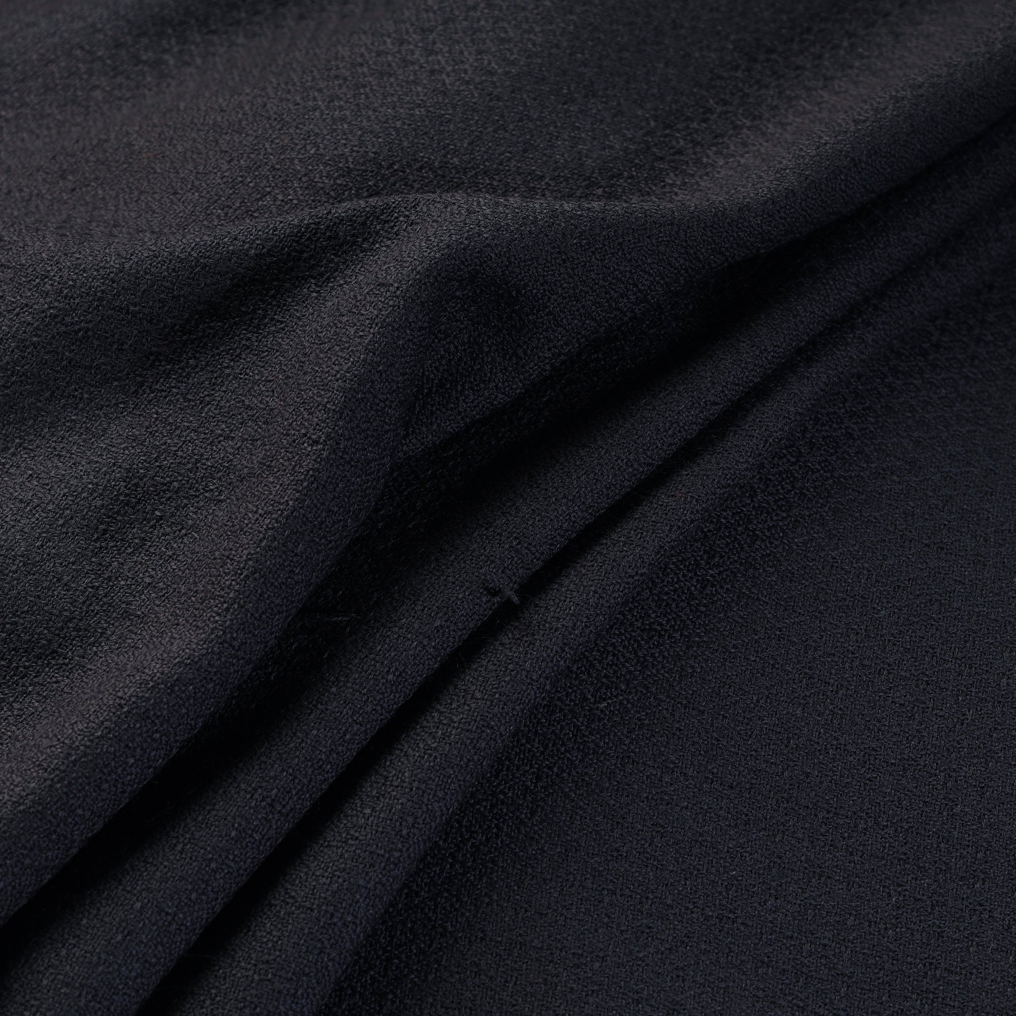 KILMORA Black - Kumaun Handwoven Merino Woollen Fabric