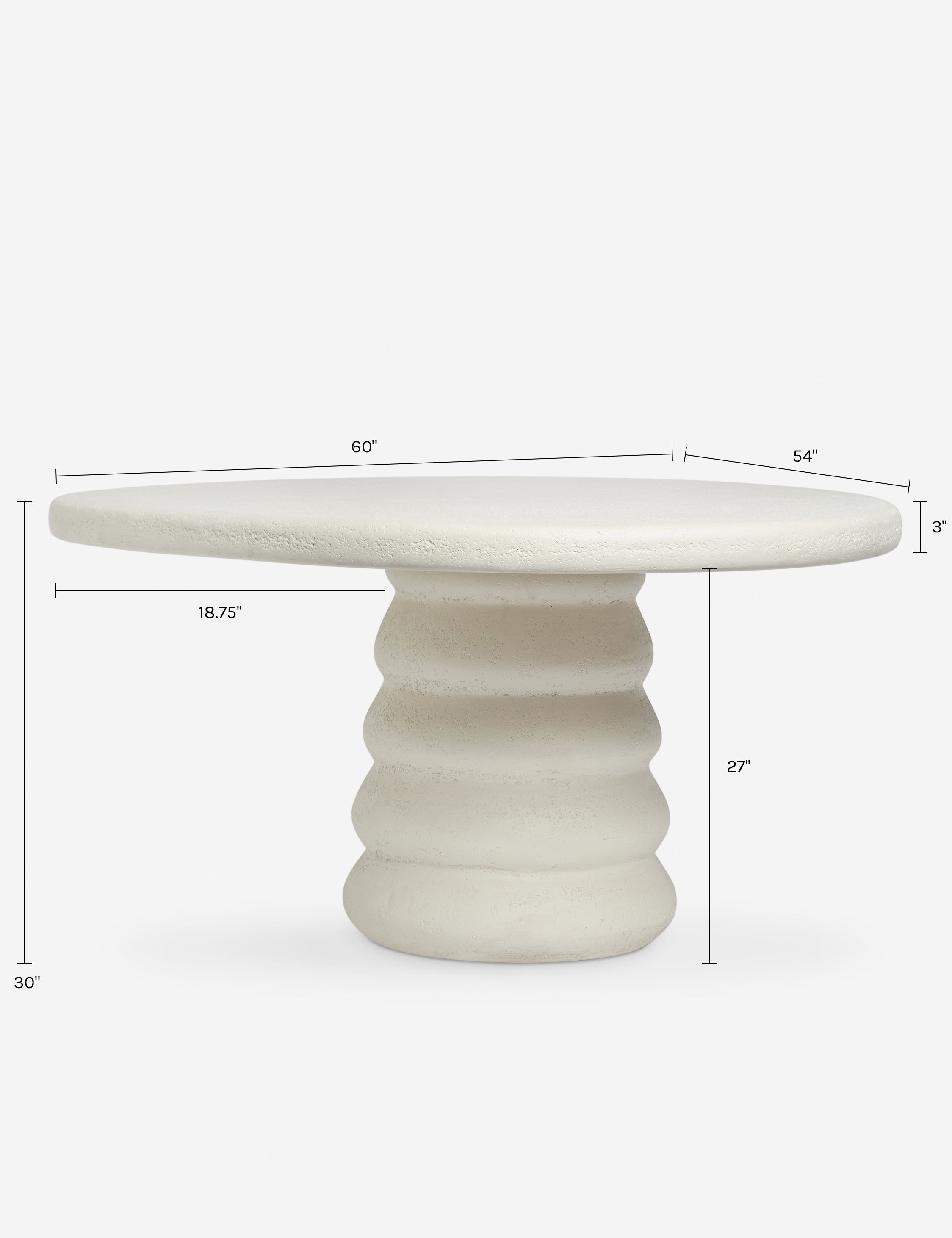 Lulu and Georgia Hannu Indoor / Outdoor Round Dining Table by Aimee Song - view 8