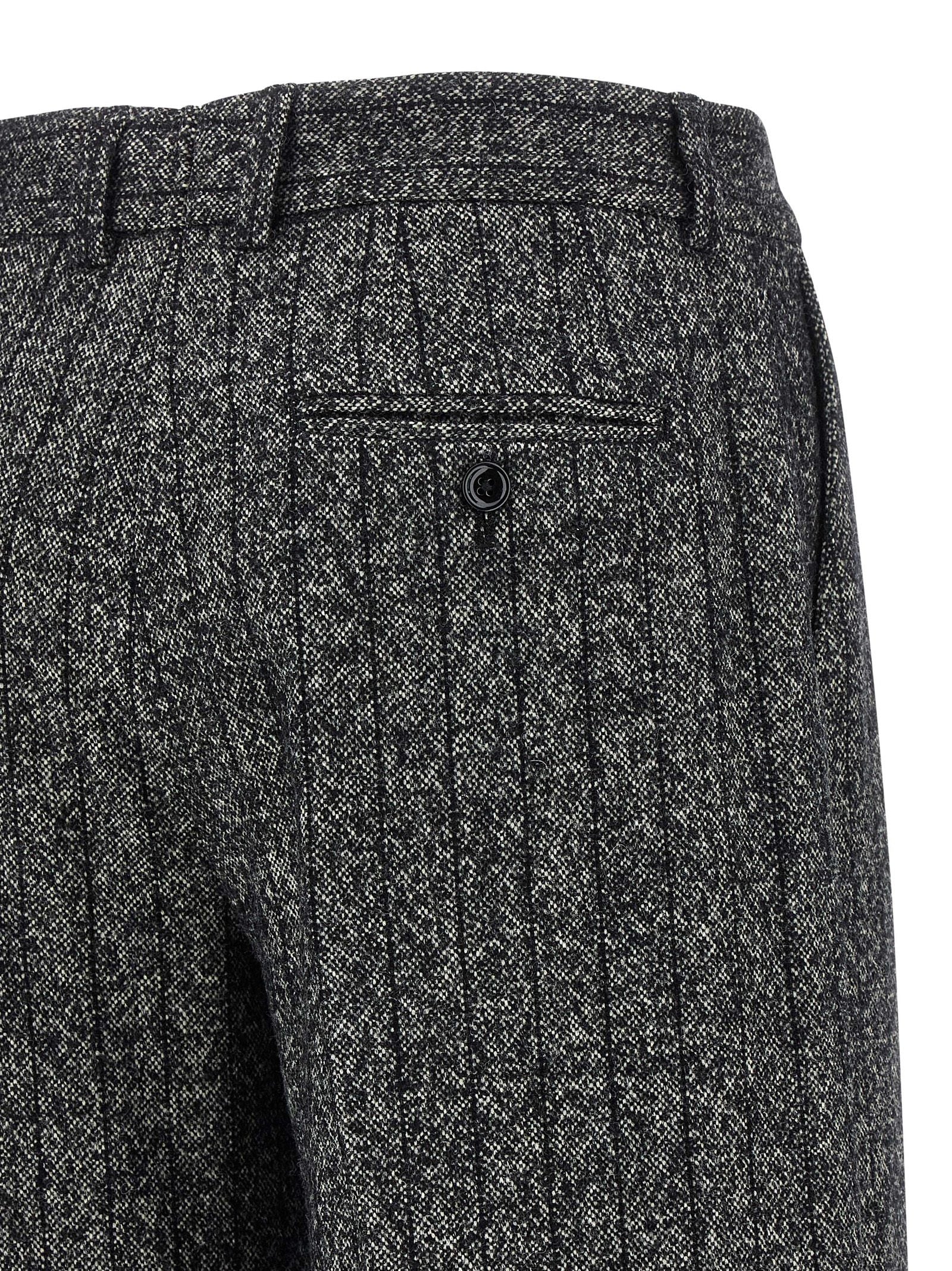 Dolce & Gabbana Striped Wool Pants - view 4