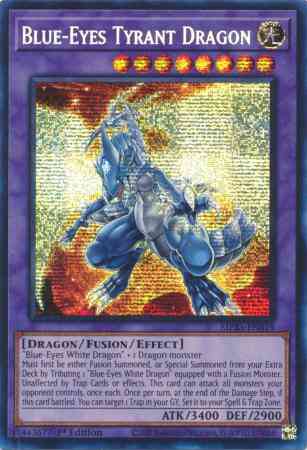 Yu-Gi-Oh! Blue-Eyes Tyrant Dragon - MP23-EN019 - Prismatic Secret Rare - 1st Edition